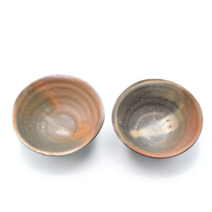 備前焼の夫婦茶碗　作家は宮尾昌弘です