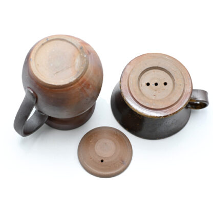 備前焼のコーヒーセット　窯元はしょうざんです
