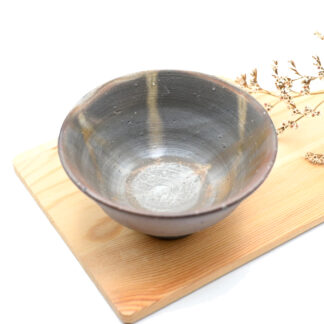 備前焼の茶碗 作家は延原勝志です