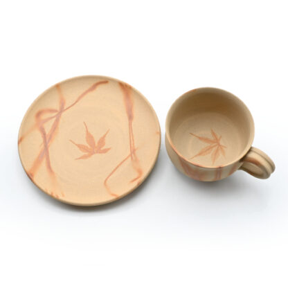 備前焼のコーヒーセット 作家は延原勝志です