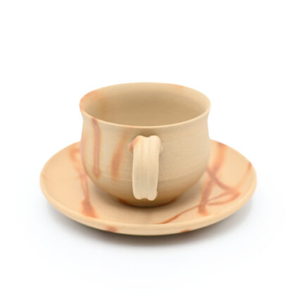 備前焼のコーヒーセット 作家は延原勝志です