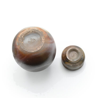 備前焼の酒器セット 作家は延原勝志です