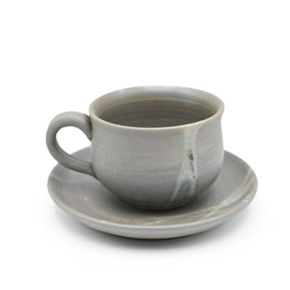 備前焼のコーヒーセット 作家は延原勝志です