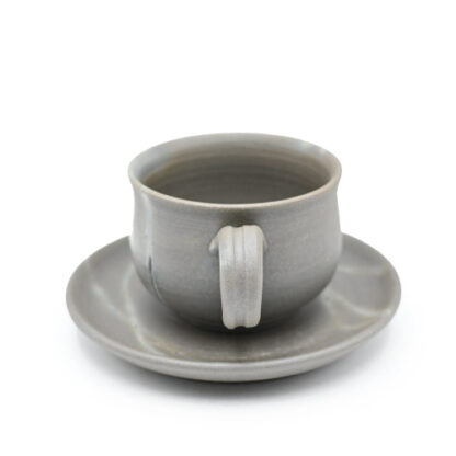 備前焼のコーヒーセット 作家は延原勝志です