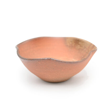 備前焼<br>輪花鉢<br>作家　奥本 丸味 - 画像 (2)