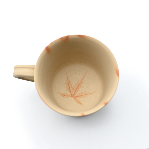 備前焼のマグカップ 作家は延原勝志です