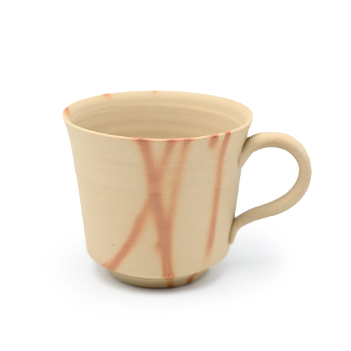 備前焼のマグカップ 作家は延原勝志です