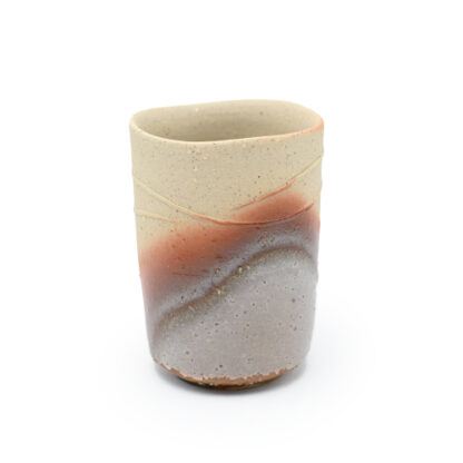 備前焼<br>自由杯（桐箱付き）<br>作家：宮尾 昌宏 - 画像 (2)