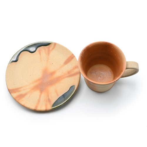 備前焼のコーヒーセット 窯元はしょうざんです