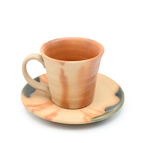 備前焼のコーヒーセット 窯元はしょうざんです