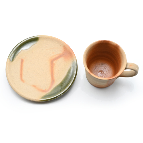 備前焼のコーヒーセット 窯元はしょうざんです