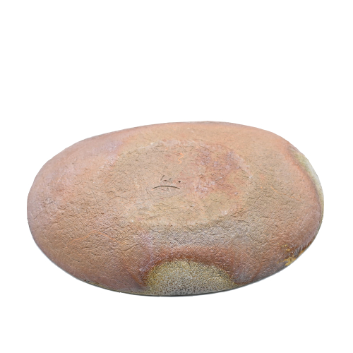 備前焼の小皿 作家は奥本丸味です