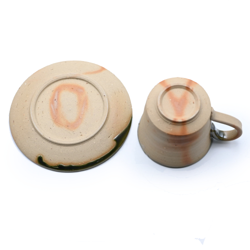 備前焼のコーヒーセット 窯元はしょうざんです