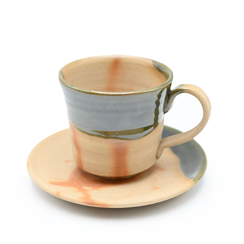 備前焼のコーヒーセット 窯元はしょうざんです