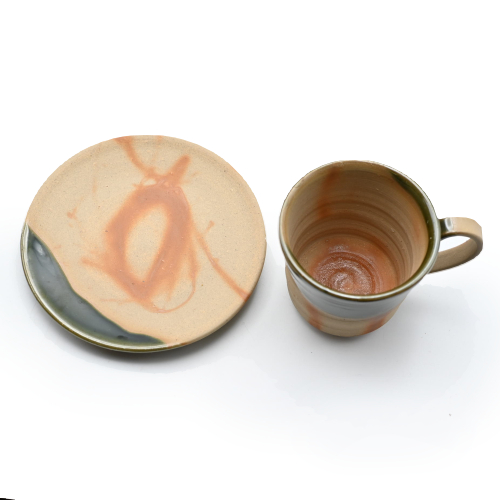 備前焼のコーヒーセット 窯元はしょうざんです