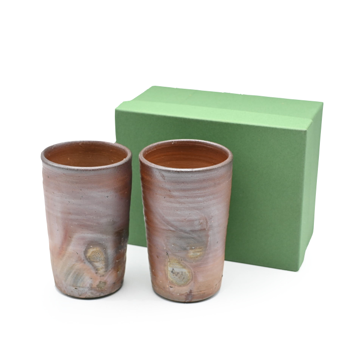 備前焼のマグカップ 窯元はしょうざんです