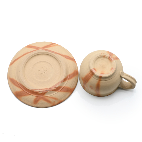 備前焼のコーヒーセット 作家は延原勝志です