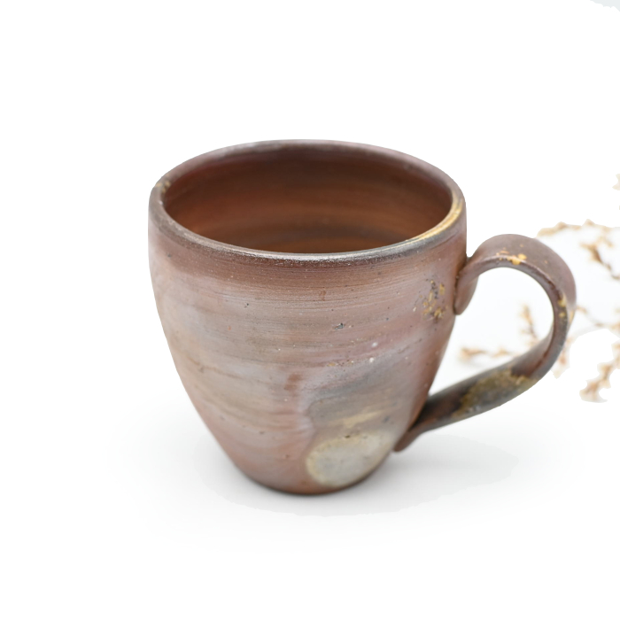 備前焼のマグカップ 窯元はしょうざんです