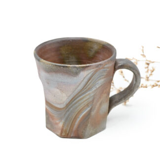 備前焼のマグカップ 作家は三好満です