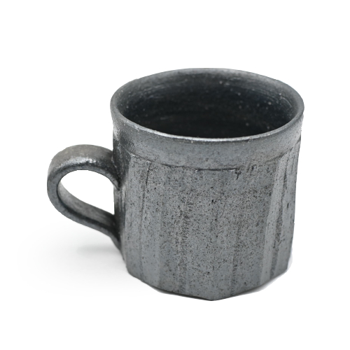 備前焼のマグカップ 作家は澁田寿昭です