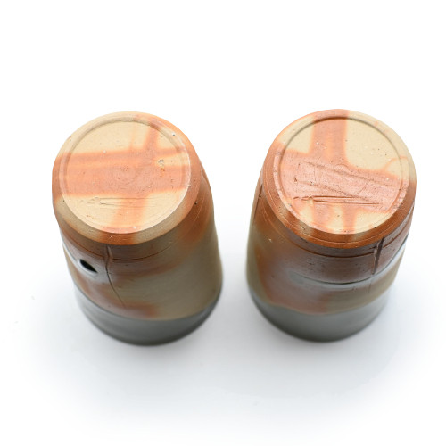 備前焼のビアカップ 窯元はしょうざんです