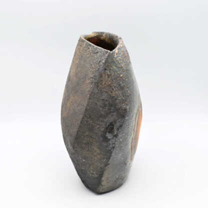 備前焼豊福先生台座型花生けです❣️ 備前焼 花器作家：豊福 博 - 備前焼通販ギャラリーしょうざん