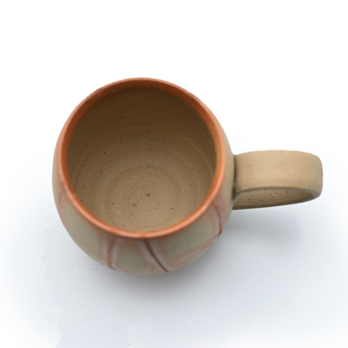 備前焼のマグカップ 作家は中居靖です