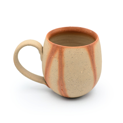 備前焼のマグカップ 作家は中居靖です