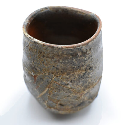 備前焼 名品】山本雄一作 湯呑み & 作家印「夢」ぐい呑み5客【豪華