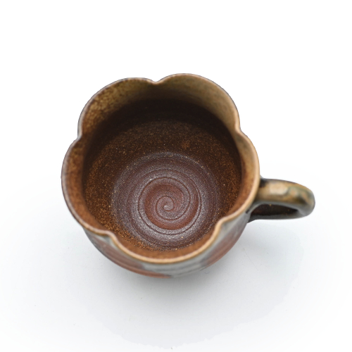 備前焼のマグカップ 窯元は武田工房です