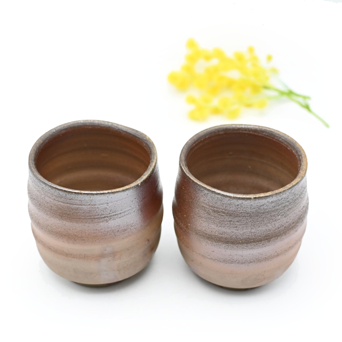 備前焼/茶器/急須/湯冷/湯呑5個 備前焼/茶器/急須/湯冷/湯呑5個 備前焼/茶器/急須/湯冷/湯呑5個