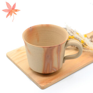 備前焼のマグカップ 作家は延原勝志です