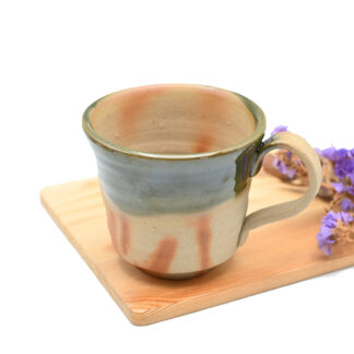 備前焼<br>オリーブ備前<br>マグカップ<br>窯元：しょうざん