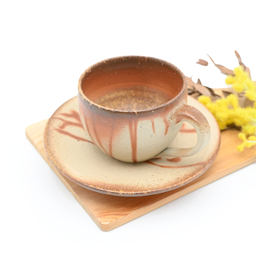 備前焼ティーカップセット作家:安田龍彦 - 備前焼通販ギャラリーしょうざん