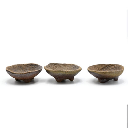 備前焼豆皿3枚セット作家：奥本 丸味 - 備前焼通販ギャラリーしょうざん