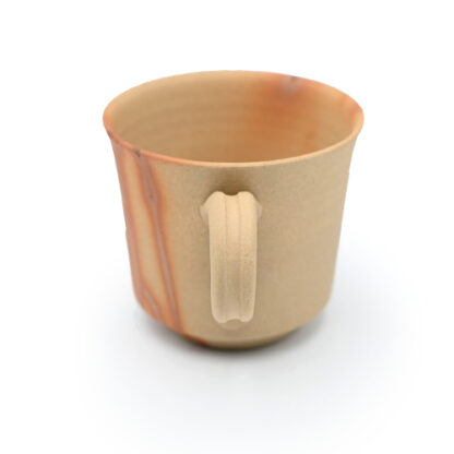 備前焼緋襷紅葉マグカップ作家：延原 勝志 - 備前焼通販ギャラリー