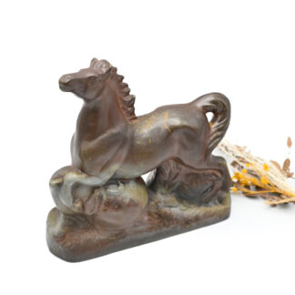 備前焼<br>干支（午）<br>作家：松笠 浩三