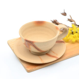 備前焼<br>ティーカップセット<br>作家：三好 満