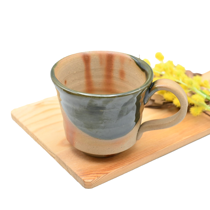 備前焼のマグカップ 窯元はしょうざん