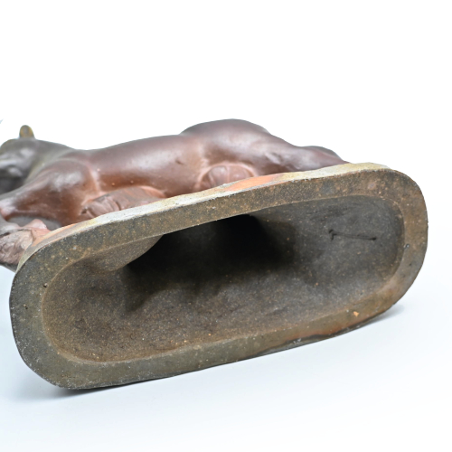 備前焼<br>干支(午)<br>桐箱付き<br>作家:原田 陶月 - 画像 (6)