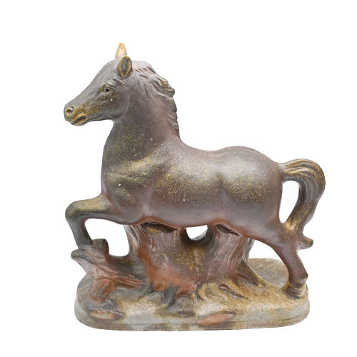 備前焼<br>干支(午)<br>桐箱付き<br>作家:原田 陶月 - 画像 (2)