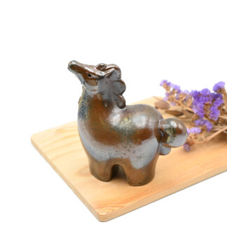 備前焼<br>干支（午）<br>作家：森本窯