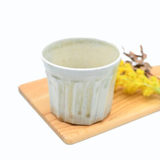 備前焼のマグカップ　作家は澁田寿昭です