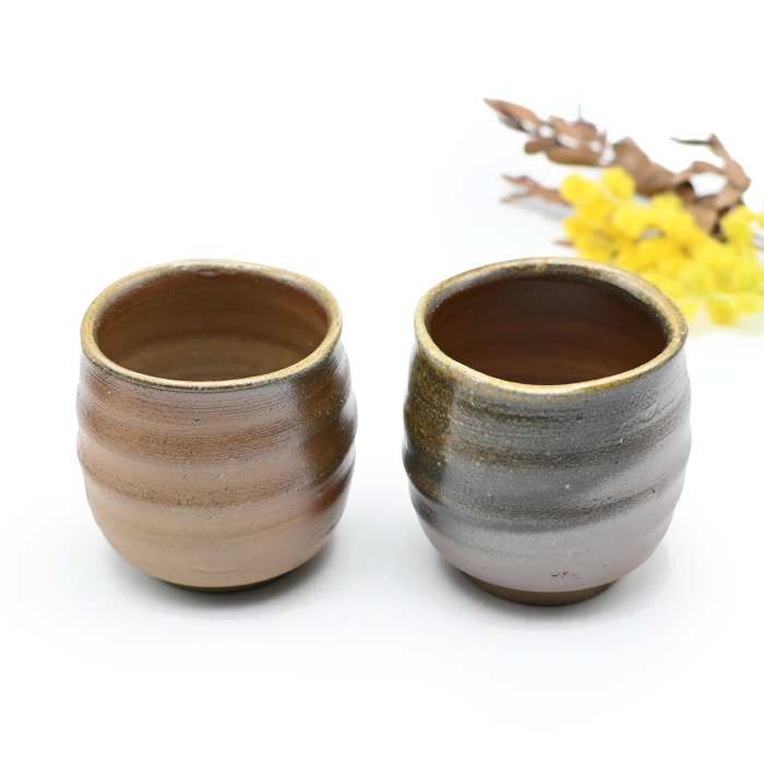 備前焼<br>湯呑セット<br>窯元:しょうざん