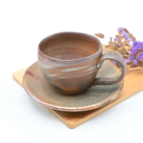 備前焼のコーヒーセット 窯元はしょうざん
