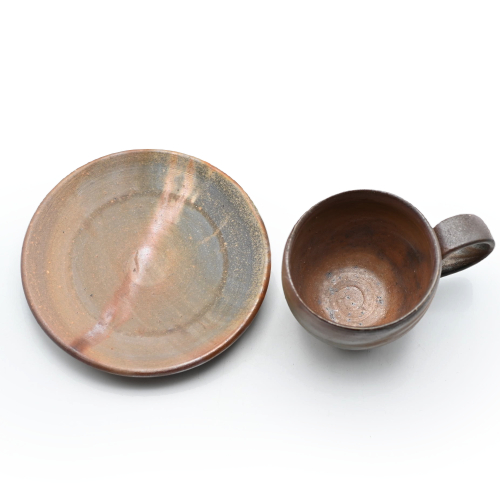 備前焼のコーヒーセット 窯元はしょうざん