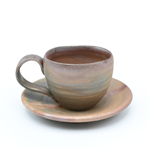 備前焼のコーヒーセット 窯元はしょうざん