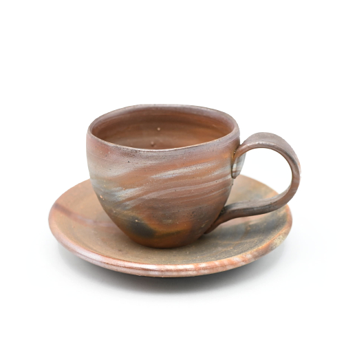 備前焼のコーヒーセット 窯元はしょうざん