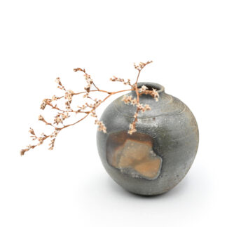 備前焼<br>丸花器<br>窯元：しょうざん