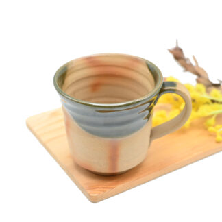 備前焼<br>オリーブ備前<br>マグカップ<br>窯元：しょうざん